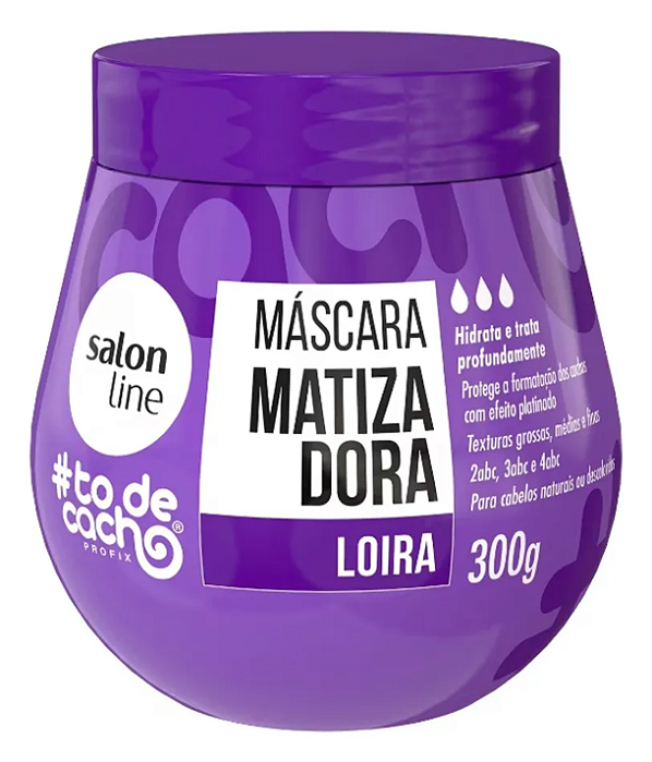 Máscara Matizadora Salon Line 300g Loira