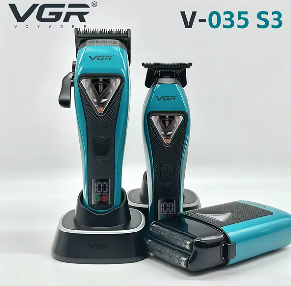 Combo VGR V-035 S3 Corte + Acabamento + Shaver