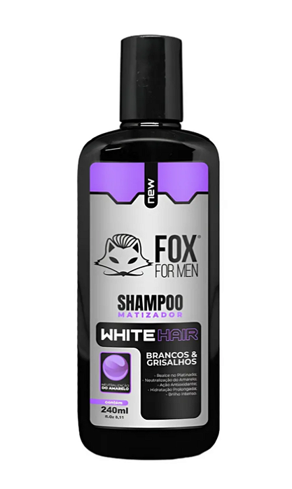 Shampoo Matizador White Hair Fox For Men 240ml