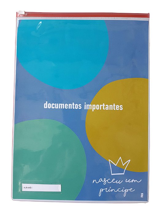 Pasta de Documentos Importantes - Bola Menino