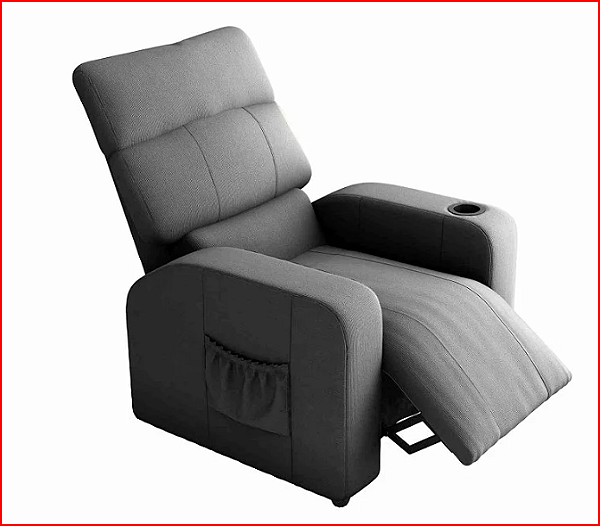 Poltrona Reclinável do Papai Pulse Vel Cinza/425 - Matrix