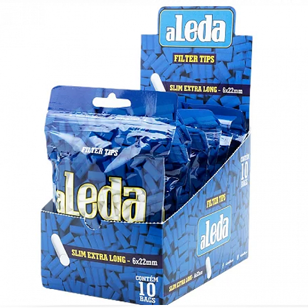 Caixa de Filtros Aleda Slim Extra Longo Azul