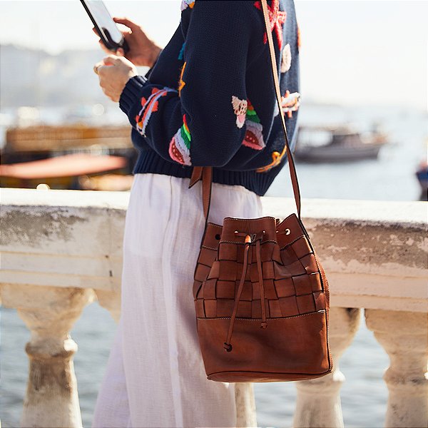 Bolsa Treviso Caramelo Anas