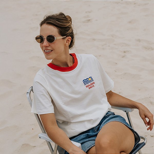 T-shirt Golden Days Off White Anas