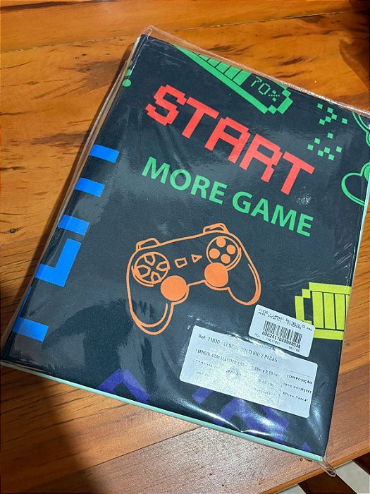 Jogo de Cama Infantil Solteiro 2 Peças Game