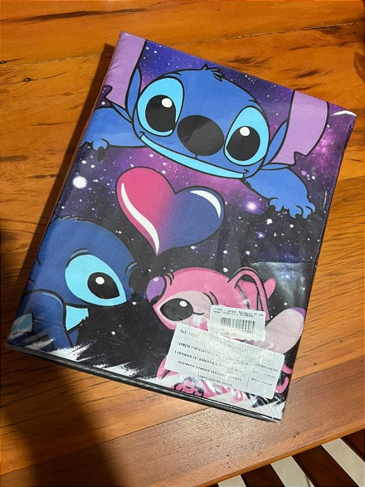 Jogo de Cama Solteiro Infantil Stitch 2 Peças