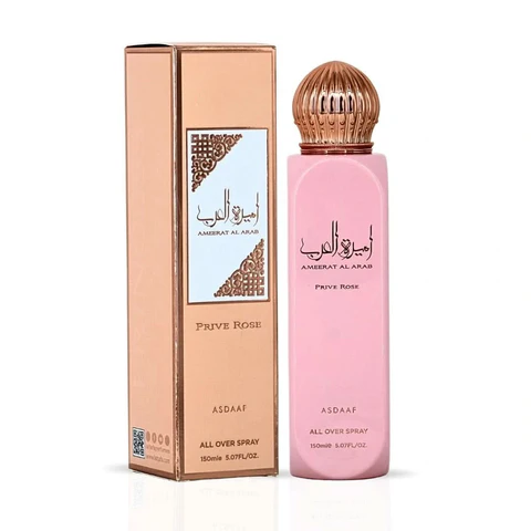 Perfume Spray Asdaaf Ameerat Al Arab Prive Rose EDP 150ml