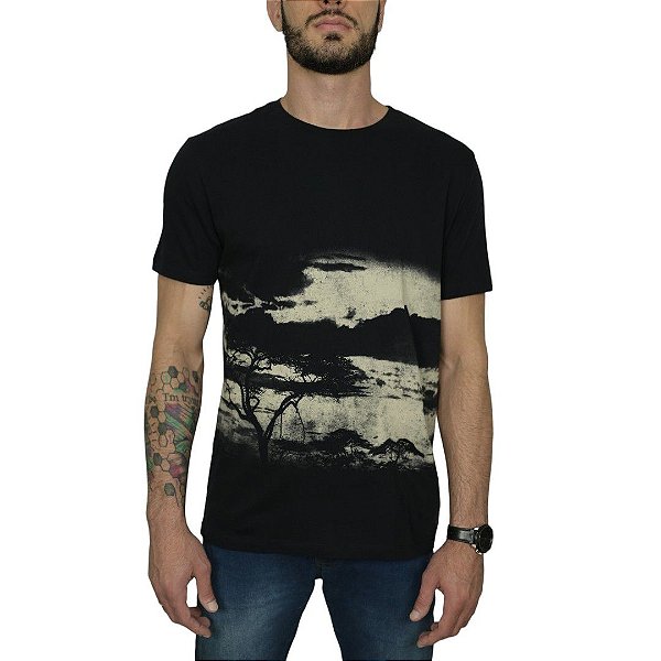 Camiseta Ckj Preto Full Desert