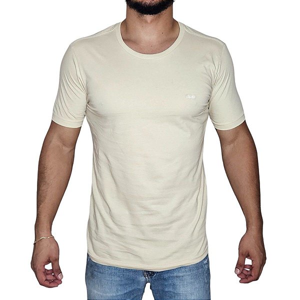 Camiseta Kingejoe Areia Slim Bordada Bandeira