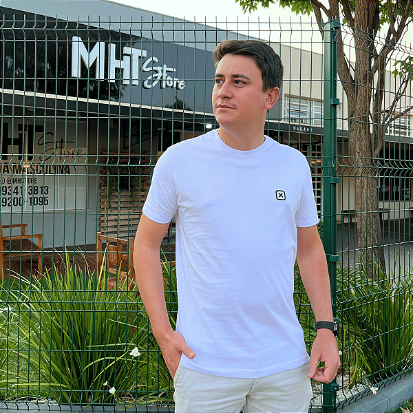 Camiseta Básica Txc Branco Estampada 191380