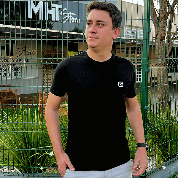 Camiseta Básica Txc Preto Estampada 191380