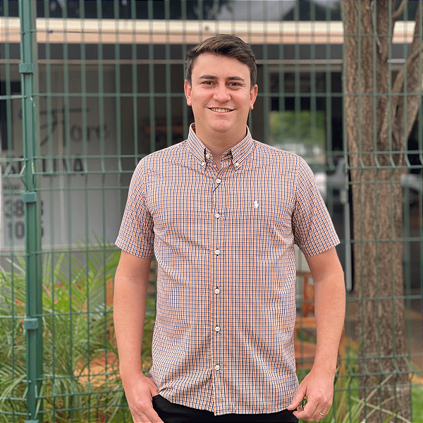 Camisa Ralph Lauren Xadrez Manga Curta Multicolor Laranja Logo Clássico Branco