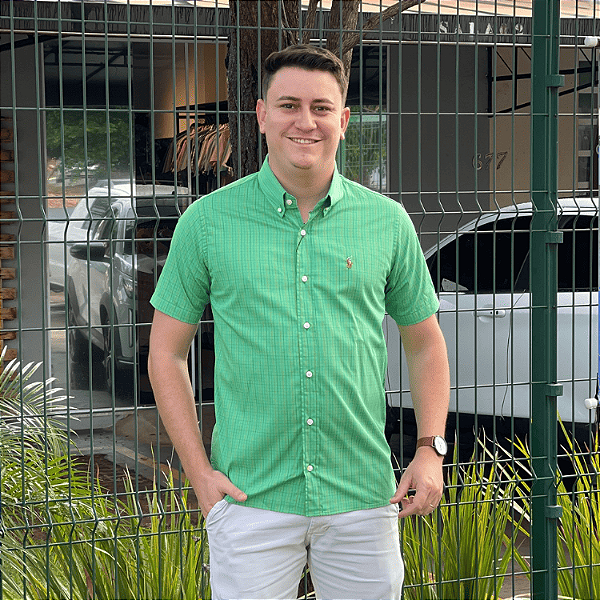 Camisa Ralph Lauren Xadrez Manga Curta Verde Listras Multi Color Logo Colorido