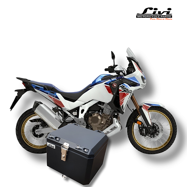 BAÚ CENTRAL 43L HONDA ÁFRICA TWIN 1100 L ADV SPORT + SUPORTE!!
