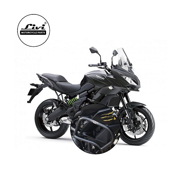 PROTETOR CARENAGEM/MOTOR PARA KAWASAKI VERSYS 650 2016 ACIMA (SEM PEDALEIRAS)