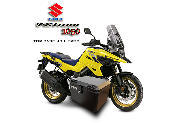 TOP CASE 43 LITROS SUZUKI V-STROM 1050