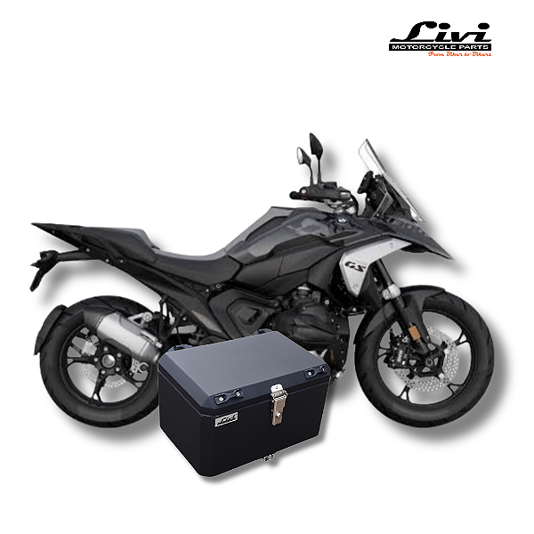 Baú Central Top Case 50 L BMW 1300 GS  ADVENTURE + Suporte.