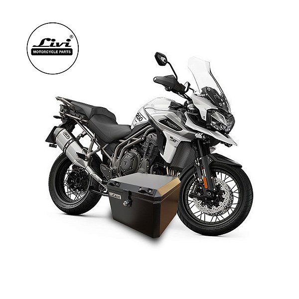 TOP CASE 43L LIVI PARA TRIUMPH EXPLORER 1200 (2016 ACIMA) COM SUPORTE!