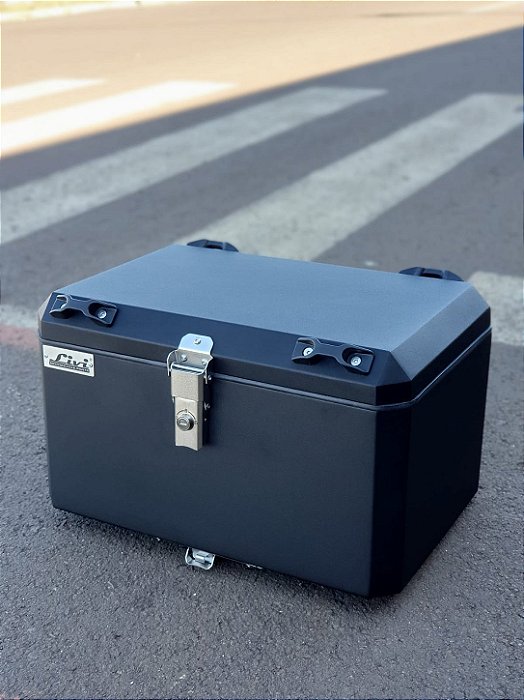 TOP CASE LIVI ALUMÍNIO 50L HONDA TRANSALP XL750 + SUPORTE !