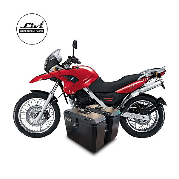 Baús Laterais 35L BMW G 650 GS + Suporte.