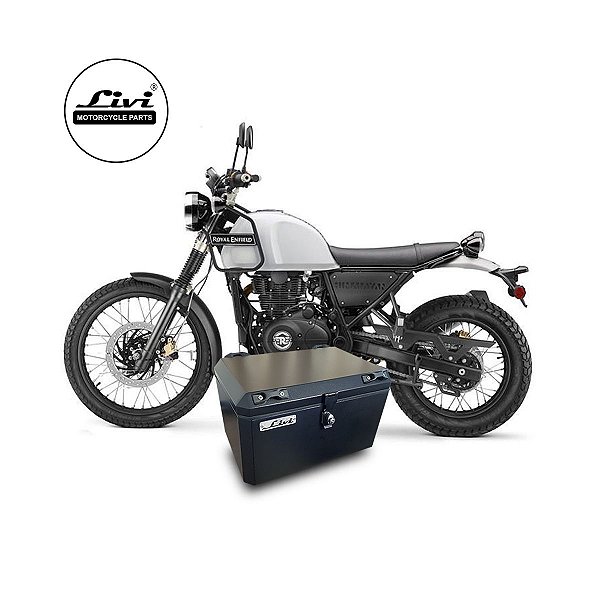 TOP CASE LIVI 50L PARA ROYAL ENFIELD HIMALAYAN + SUPORTE!