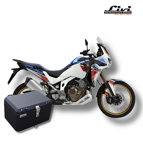 TOP CASE LIVI 50L HONDA CRF 1000L ÁFRICA TWIN + SUPORTE !