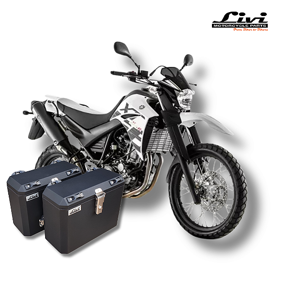 BAÚS LATERAIS LIVI 35L YAMAHA XT 660 R + SUPORTES