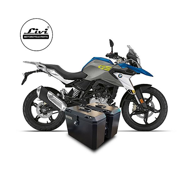 Baús Laterais 35 L  BMW G310 GS + Suporte.