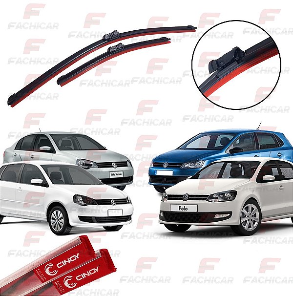 LIMPADOR DIANTEIRO DE SILICONE 21/18 POLO GTI/SEDAN/GTI BLUE 2009