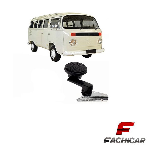 TRINCO QUEBRA VENTO KOMBI CLIPPER 1975 A 2013 ESQUERDO PRETO