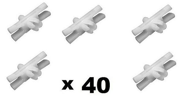 KIT 40PCS GRAMPO FRISO LAT FUSCA/VAR 84/GOLF 84/JETTA 84 PST 74/77 SANT