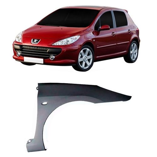 PARALAMA DIANTEIRO PEUGEOT 307 2007/2012 PLÁSTICO DIREITO