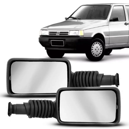 RETROVISOR UNO/PREMIO/ELBA 86/88/MILLE 91/95 C/C ESQUERDO COFRAN