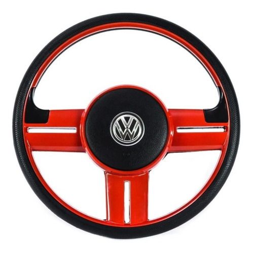 VOLANTE RALLYE VERMELHO UNIVERSAL