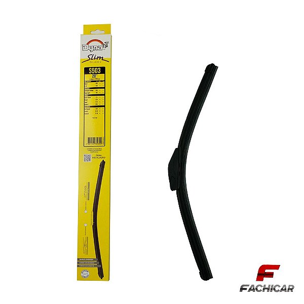 PAR PALHETA LIMPADOR PARA-BRISA GOL / PARATI / SAVEIRO / SANDERO / LOGAN 20 POLEGADAS S503