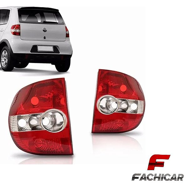 LANTERNA TRASEIRA DO FOX 2004 A 2009 BICOLOR