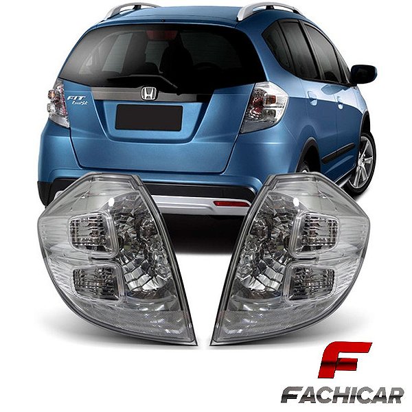 LANTERNA TRASEIRA DO FIT 2009 A 2014 TWIST FUME
