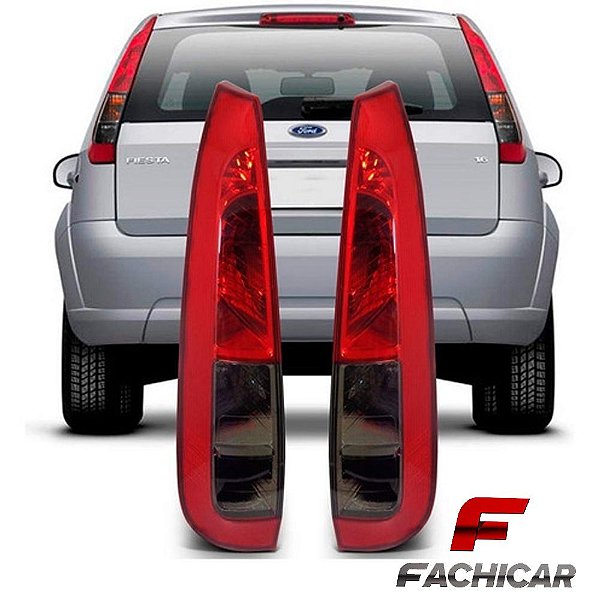 LANTERNA TRASEIRA DO FIESTA HATCH 2008 A 2014 FUME