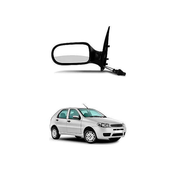 RETROVISOR PALIO 2004 A 2007 CONTROLE MANUAL 4 PORTAS RETROVEX