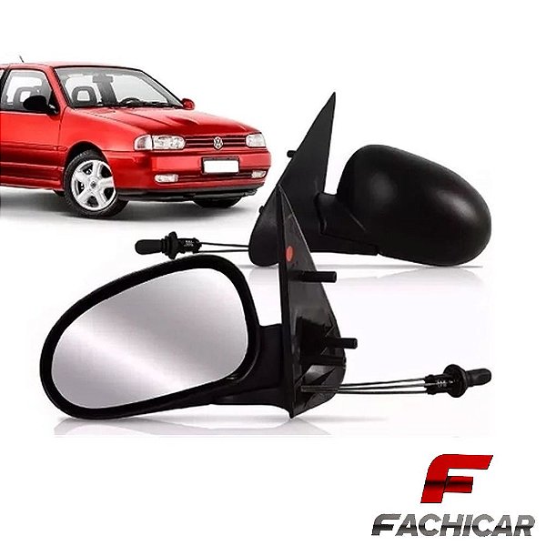 RETROVISOR DO GOL 1995 A 1999 COM CONTROLE 4 PORTAS COFRAN