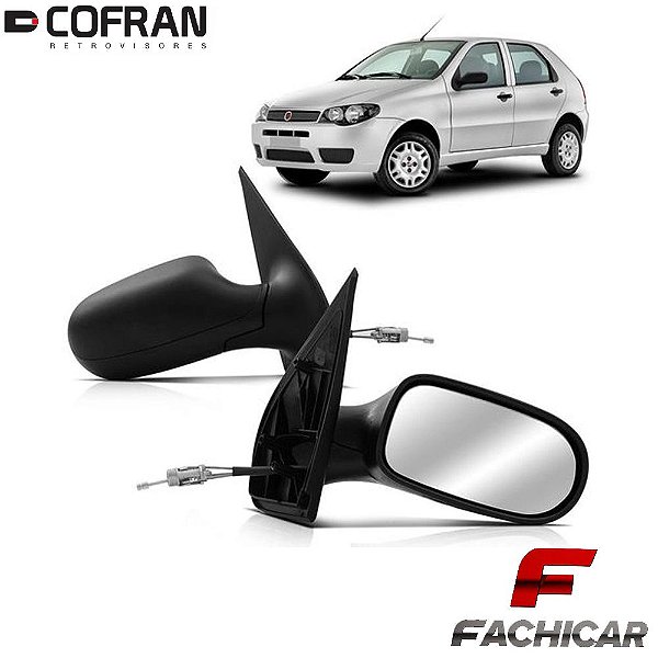 RETROVISOR DO PALIO 2008 A 2010 COM CONTROLE 4 PORTAS COFRAN