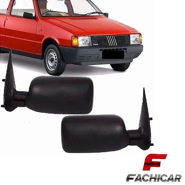 RETROVISOR DO UNO/PREMIO/ELBA 1986 A 1988 E MILLE 1991 A 1995 SEM CONTROLE COFRAN