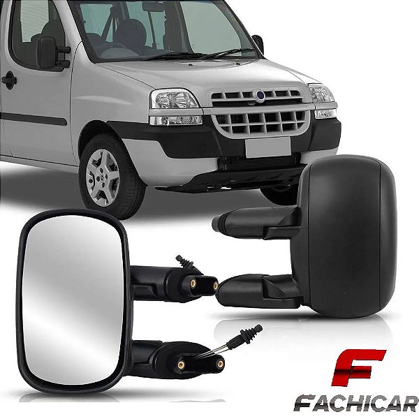 RETROVISOR DA DOBLO 2004 A 2009 CONTROLE MANUAL RETROVEX