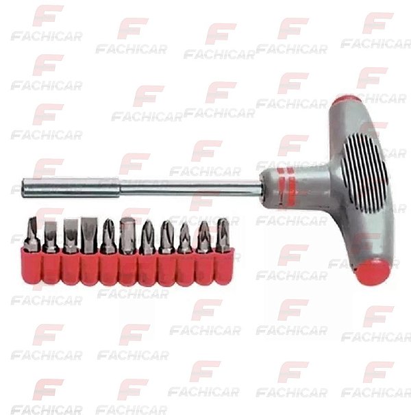 KIT DE CHAVES BITS/ PONTEIRAS DE 11 PEÇAS