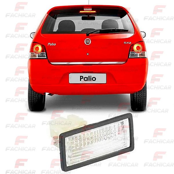 LANTERNA DE PLACA DO PALIO 2004 A 2008 WEEKEND 2004 A 2017 COM SOQUETE