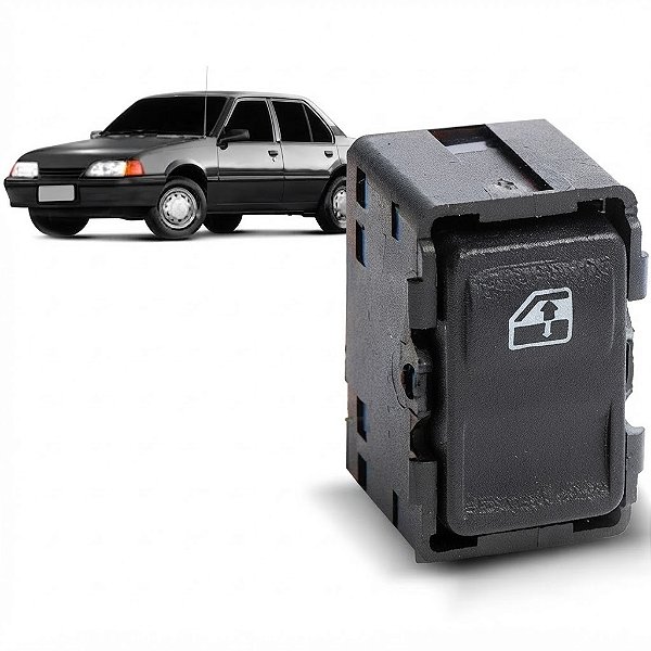 BOTÃO DO VIDRO DO MONZA/OPALA 1988 EM DIANTE SIMPLES