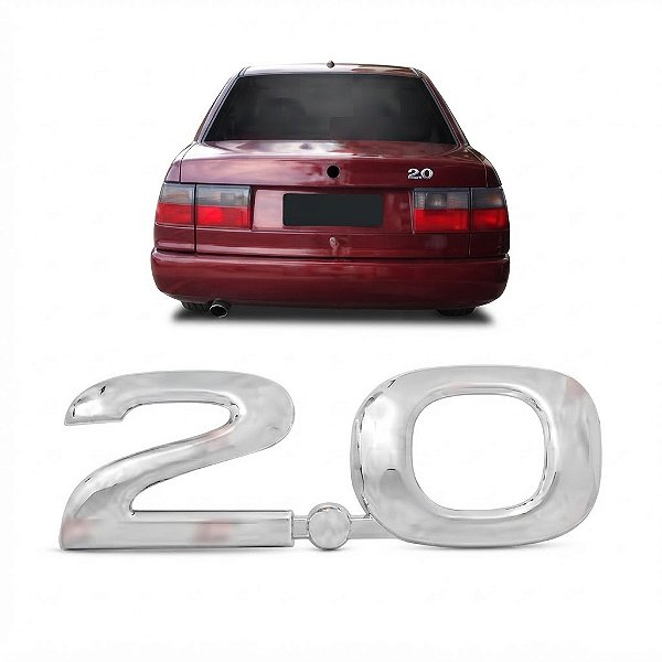 EMBLEMA 2 VW CROMADO 1998 EM DIANTE