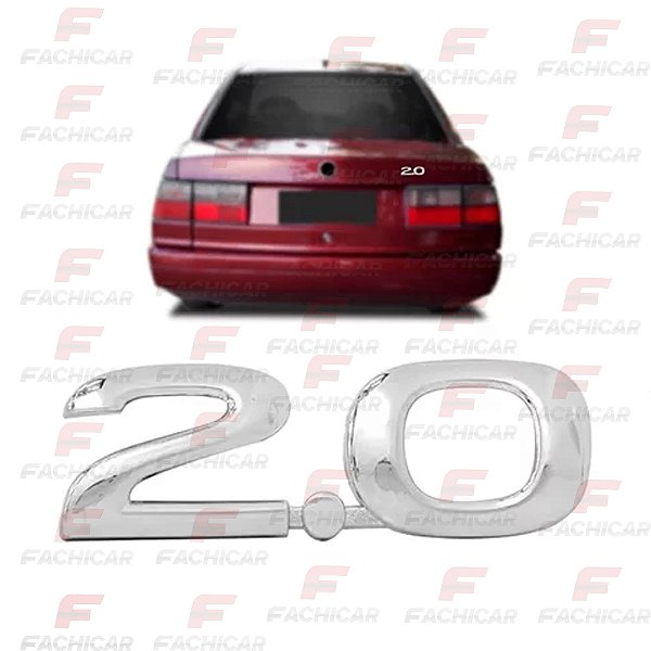 EMBLEMA 2.0 VW CROMADO 1998 EM DIANTE