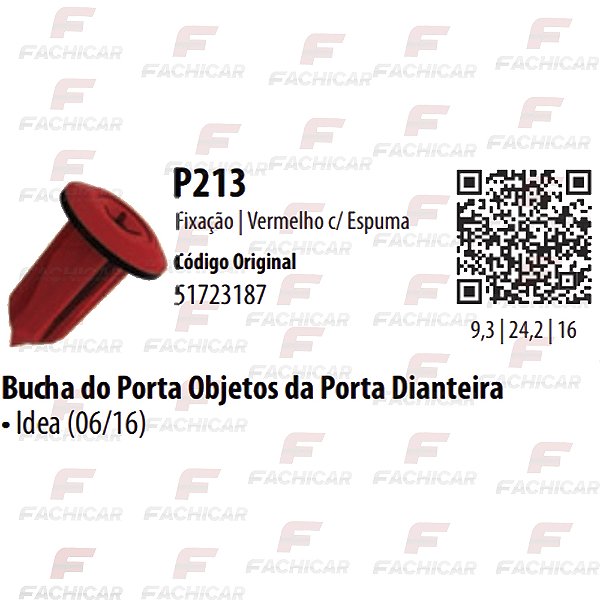 BUCHA PORTA OBJETOS VERMELHO IDEA