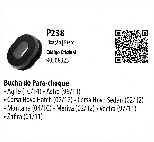 BUCHA PARACHOQ ASTRA/CORSA/CELTA/MONTANA